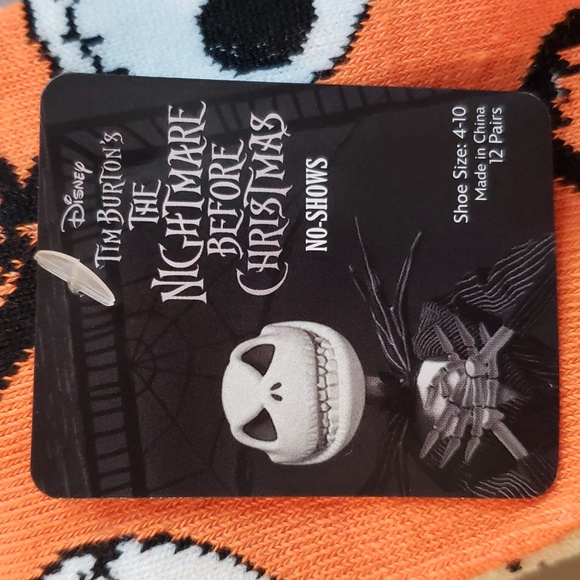 Disney 12 pack of no show Nightmare Before Christmas socks NWT - Picture 2 of 10